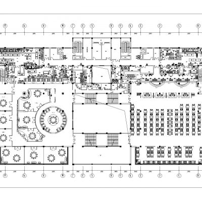 食堂CAD平面图食堂CAD平面图