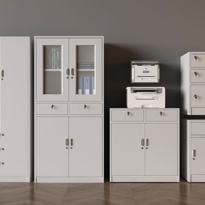 文件柜资料柜 档案柜 落地办公柜 储物收纳柜置物柜 档案盒 打印机