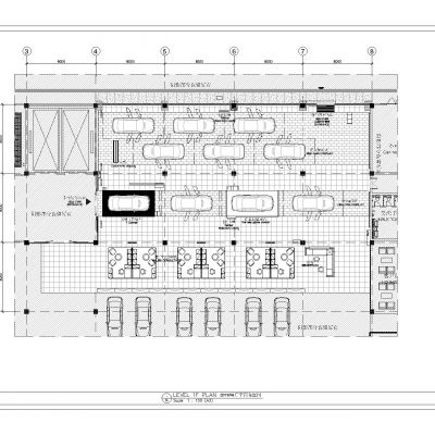 汽车展厅CAD施工图