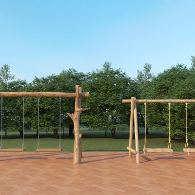 现代户外秋千