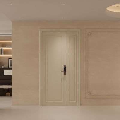 现代奶油风客餐厅