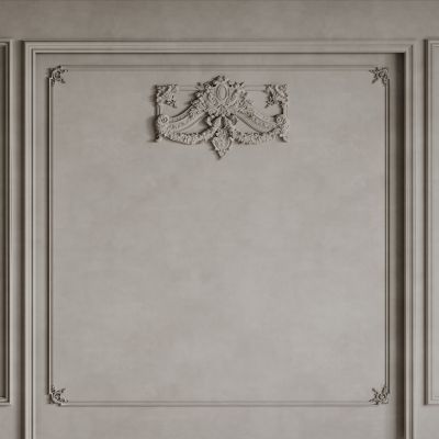 法式背景墙 法式护墙板 法式雕花线条