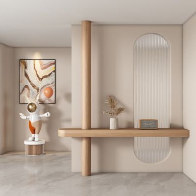 现代玄关过道 隔断