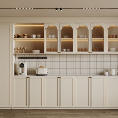 法式橱柜 法式厨房 餐边柜