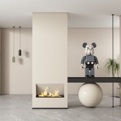 现代玄关过道 隔断