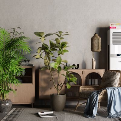 北欧餐边柜 空调 休闲椅