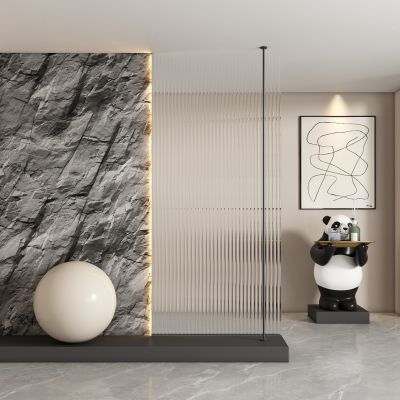 现代玄关过道 隔断