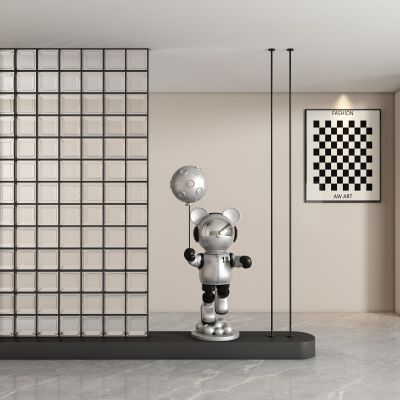 现代玄关过道 隔断