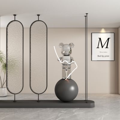 现代玄关过道 隔断