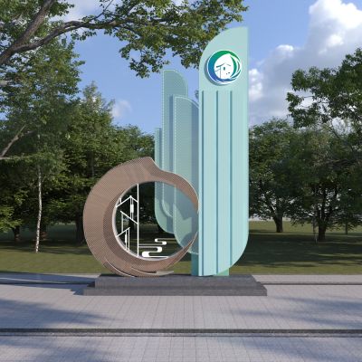 现代景观雕塑小品