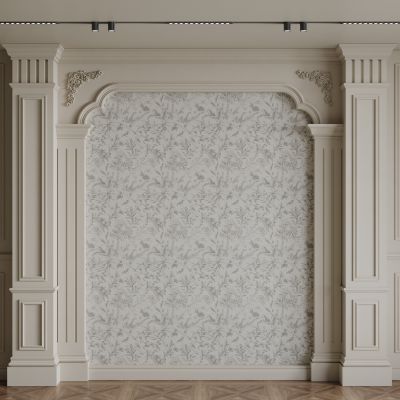 欧式背景墙 欧式护墙板 欧式雕花线条