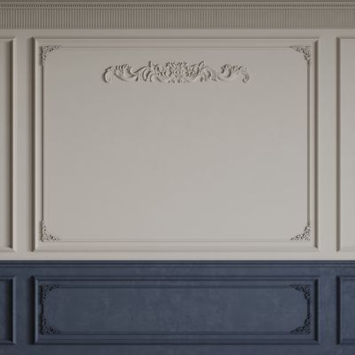 法式背景墙 法式护墙板 法式雕花线条