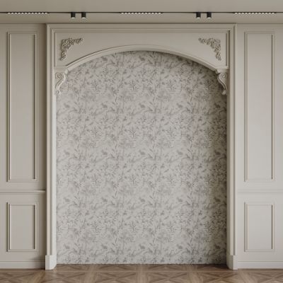 欧式背景墙 欧式护墙板 欧式雕花线条