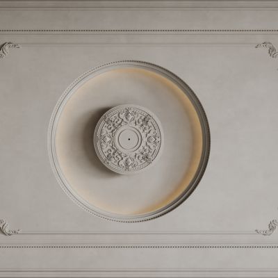法式天花吊顶 法式护墙板 法式雕花线条