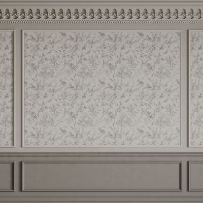 法式背景墙 法式护墙板 法式雕花线条