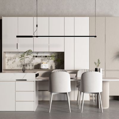 现代岛台 玄关柜