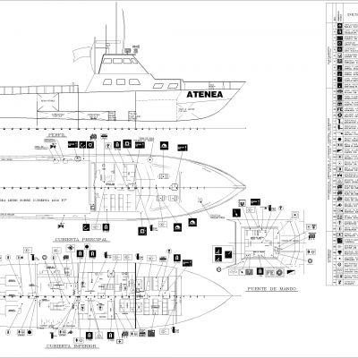 拯救号救援船33米图纸