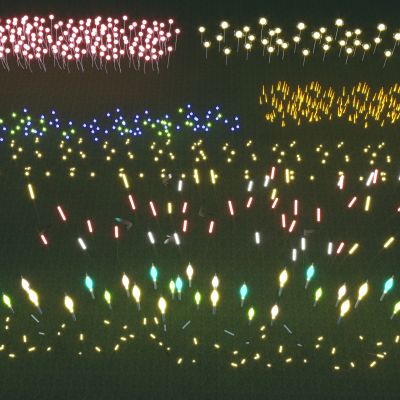 现代景观灯_星星灯_麦穗灯_草坪灯