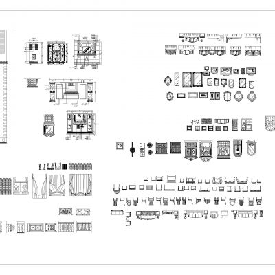 家装Cad积木套装