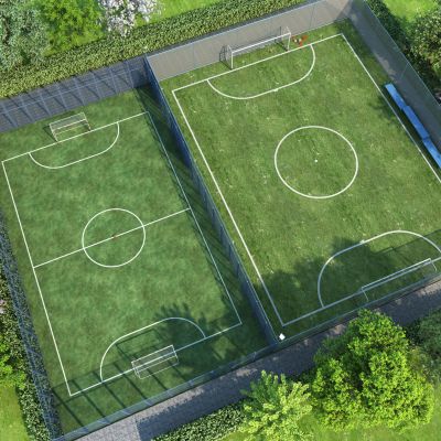 现代足球场组合