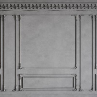 法式背景墙 法式护墙板 法式雕花线条