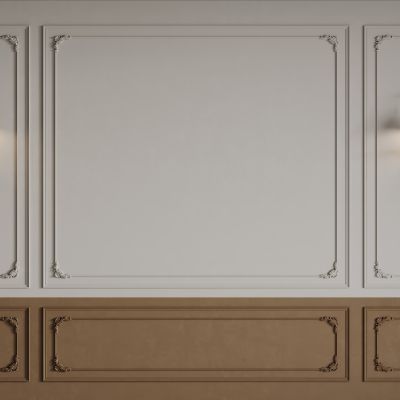 法式背景墙 法式护墙板 法式雕花线条