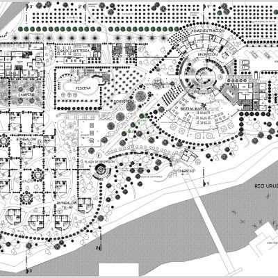 河畔酒店项目图纸