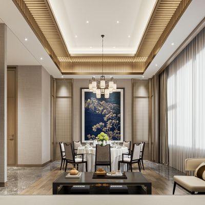 新中式酒店餐饮包间 包厢