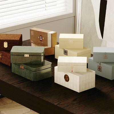 现代茶叶盒 礼品盒 收纳盒