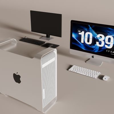 苹果台式电脑 苹果显示器 苹果主机 苹果键盘鼠标