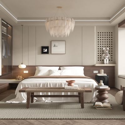 现代风格卧室