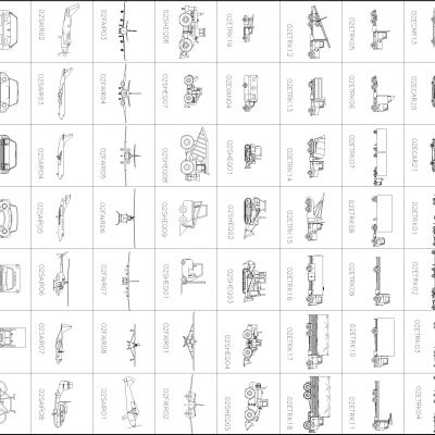 车辆类型Cad模块