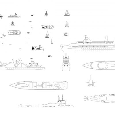 船舶Cad模块图纸