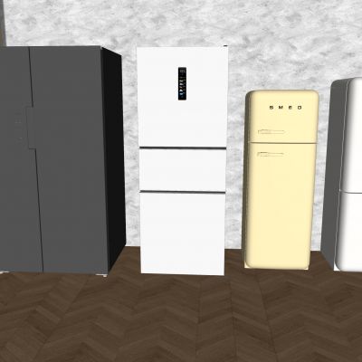 现代冰箱冰柜 智能电器 双开门冰箱 三开门冰箱 迷你冰箱