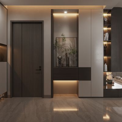 意式极简现代，客厅餐厅，茶室，厨房，沙发，餐桌 ，电视柜 ，酒柜，装饰画