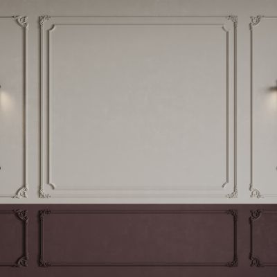 法式背景墙 法式护墙板 法式雕花线条