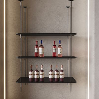 红酒置物架吊架 铁艺金属红酒展示架 酒水红酒 酒瓶酒架