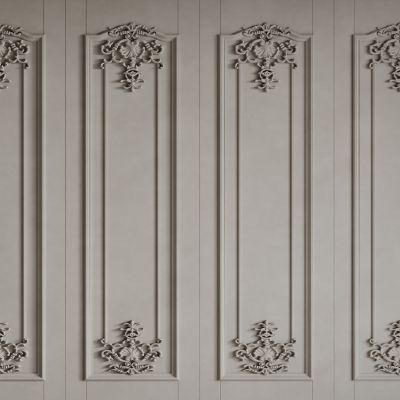 法式背景墙 法式护墙板 法式雕花线条