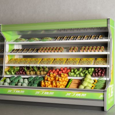 现代冰柜 货架 超市货架