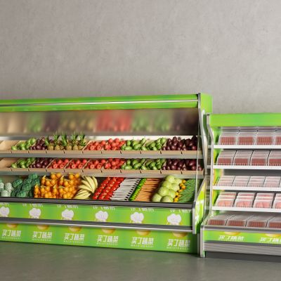 现代超市货架 冰柜