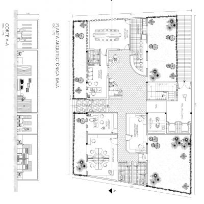 办公建筑项目图纸Dwg