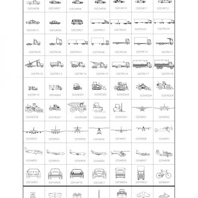车辆类型Cad模块