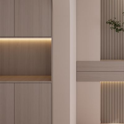 中式 中古风 小洞天 弧形 入户 隔断 端景 玄关