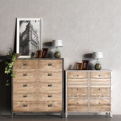 工业风边柜 端景柜 玄关柜