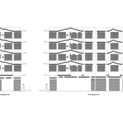 4层建筑全电气建筑卫生工程