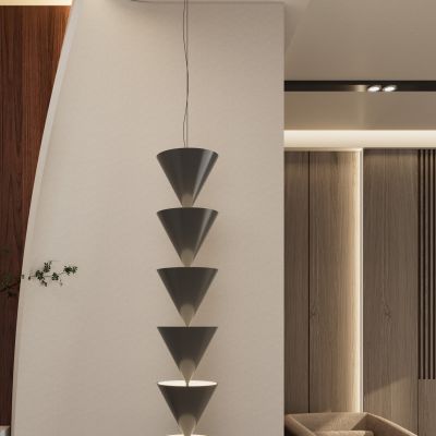 意式 奶油 中古风 小洞天 折页 塔灯 入户隔断 玄关