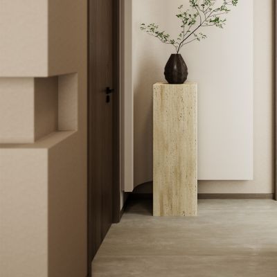 新中式 中古风 诧寂风 挖洞壁龛 禅意 端景 玄关 