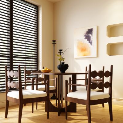 法式中古餐桌椅组合