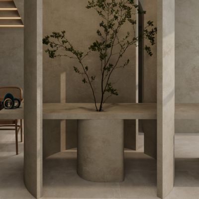 中式 中古 诧寂风 弧形 怀抱式 火山灯 中岛台 入户玄关