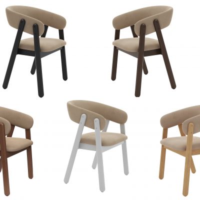 餐椅 咖啡椅子 3D模型